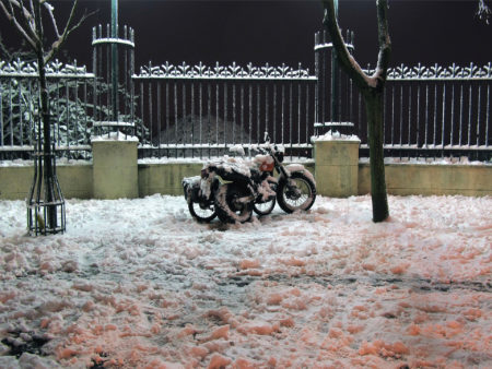 Snow in paris by laurent chéhère
