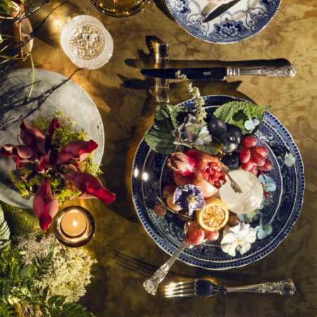 Flower council holiday table